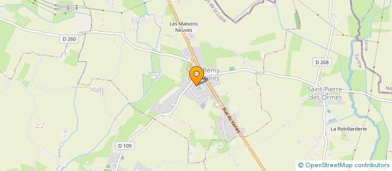 localisation de l'entreprise SCI CHALEX  SAINT-REMY-DES-MONTS