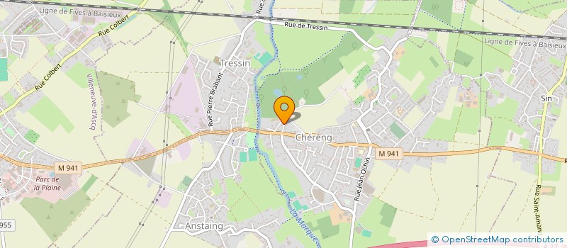 localisation de l'entreprise SCI CHALEX  CHERENG