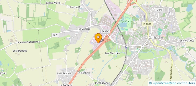 localisation de l'entreprise SCI CHALEXFRAQUE à LA GARNACHE