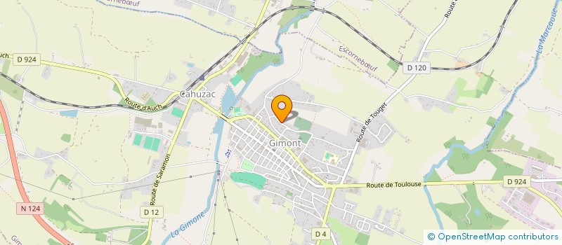 localisation de l'entreprise SCI CHALEXIS  GIMONT