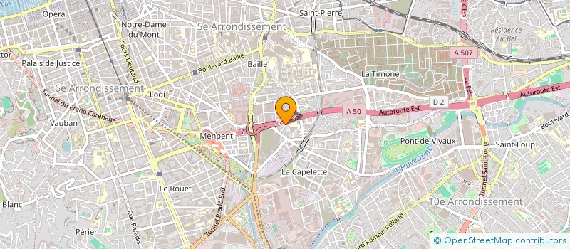 localisation de l'entreprise SCI CHALI à MARSEILLE
