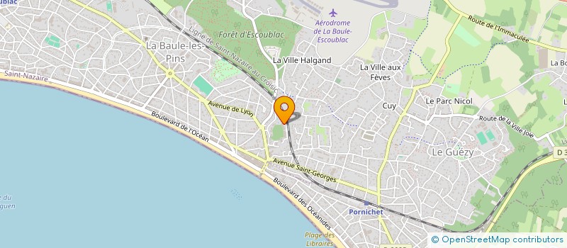 localisation de l'entreprise SCI CHALILOU  LA BAULE-ESCOUBLAC