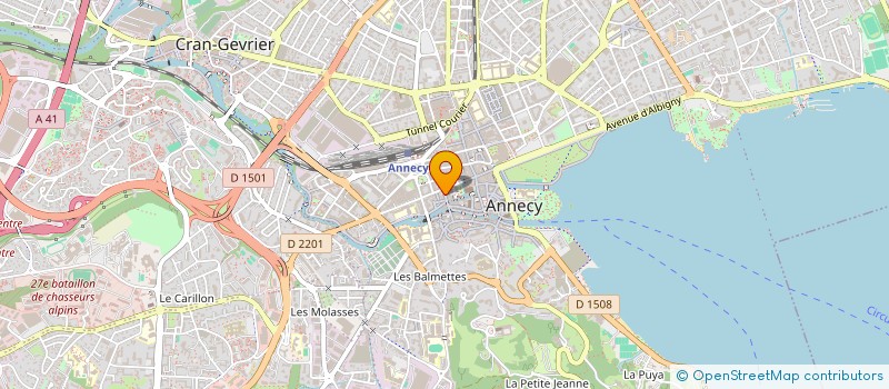 localisation de l'entreprise SCI CHALIMAR  ANNECY