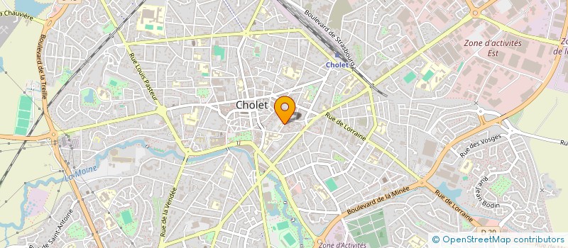 localisation de l'entreprise SCI CHALINE à CHOLET