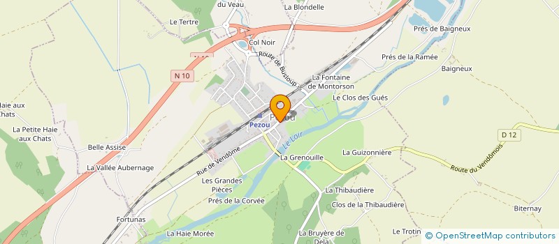 localisation de l'entreprise SCI CHALINOURS  PEZOU