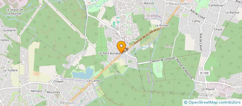 localisation de l'entreprise SCI CHALIX  CANEJAN