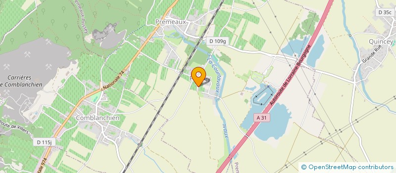 localisation de l'entreprise SCI CHALLANGES  PREMEAUX-PRISSEY