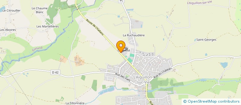 localisation de l'entreprise SCI CHALLANS NO2 à L'AIGUILLON-SUR-VIE