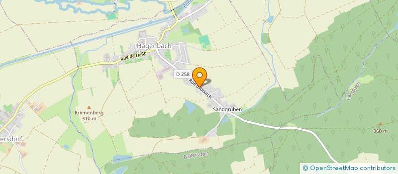 localisation de l'entreprise SCI CHALLENGE 1  HAGENBACH