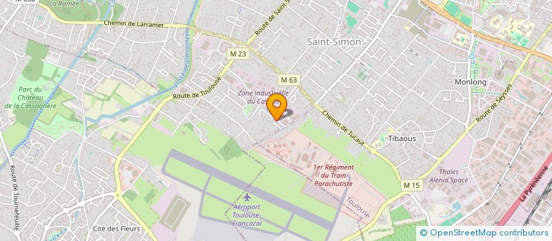 localisation de l'entreprise SCI CHALLENGE 3  CUGNAUX