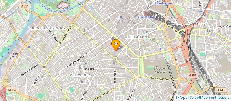 localisation de l'entreprise SCI CHALLENGE  LILLE