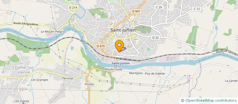 localisation de l'entreprise SCI CHALLENGE INVEST à SAINT JUNIEN