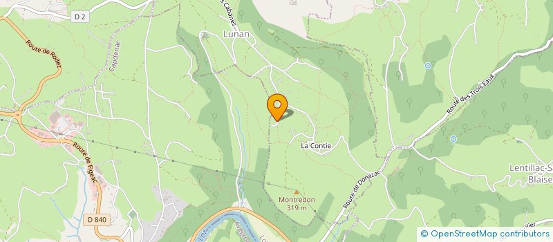 localisation de l'entreprise SCI CHALLENGE L.D  FIGEAC