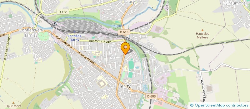 localisation de l'entreprise SCI CHALLENGER  JARNY