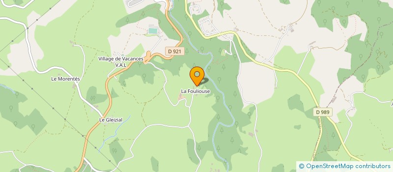 localisation de l'entreprise SCI CHALMETON LOCATION à CHAUDES-AIGUES
