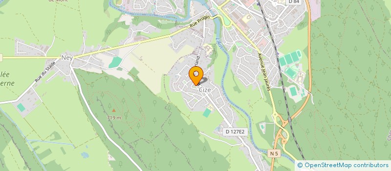 localisation de l'entreprise SCI CHALOC  CIZE