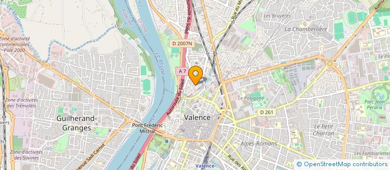 localisation de l'entreprise SCI CHALOIN BOULEVARD  BOURG-LES-VALENCE