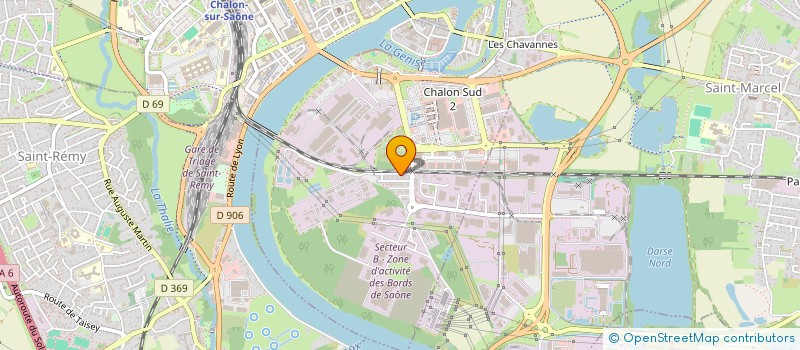 localisation de l'entreprise SCI CHALON LOGEMENTS à CHALON-SUR-SAONE