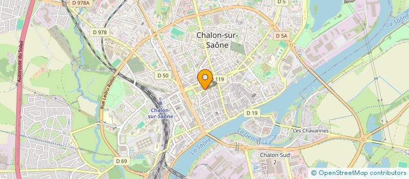 localisation de l'entreprise SCI CHALON REPUBLIQUE à CHALON-SUR-SAONE