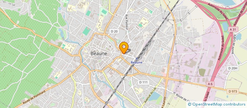 localisation de l'entreprise SCI CHALON SUR SAONE à BEAUNE