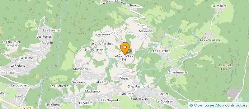 localisation de l'entreprise SCI CHALONGE  SAMOENS