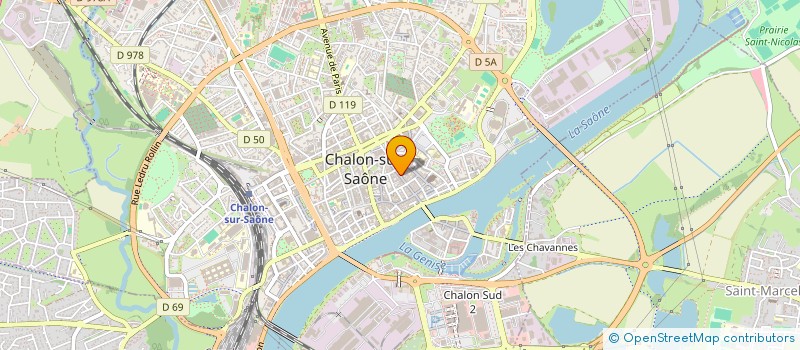 localisation de l'entreprise SCI CHALONNAISE à CHALON-SUR-SAONE