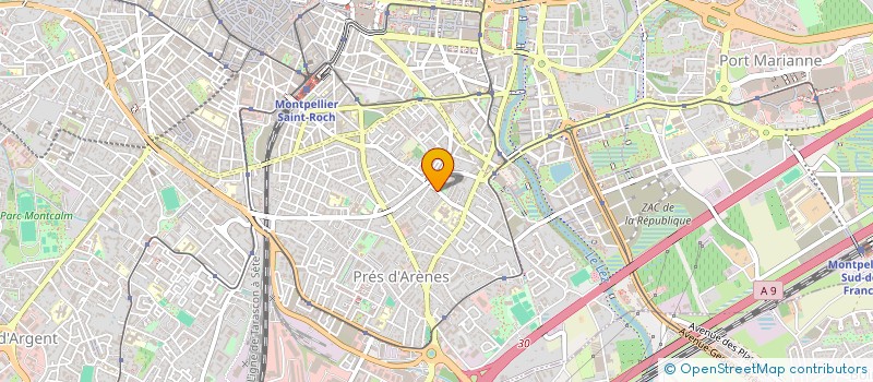 localisation de l'entreprise SCI CHALOU à MONTPELLIER