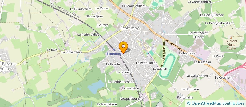 localisation de l'entreprise SCI CHALOU  ECOMMOY