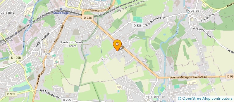 localisation de l'entreprise SCI CHALOUPE  ROUSIES