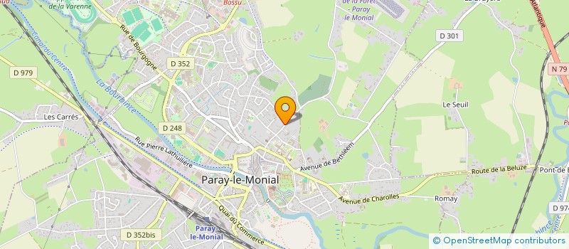 localisation de l'entreprise SCI CHALPLA  PARAY-LE-MONIAL