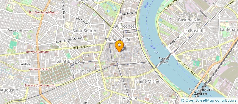 localisation de l'entreprise SCI CHALU  BORDEAUX