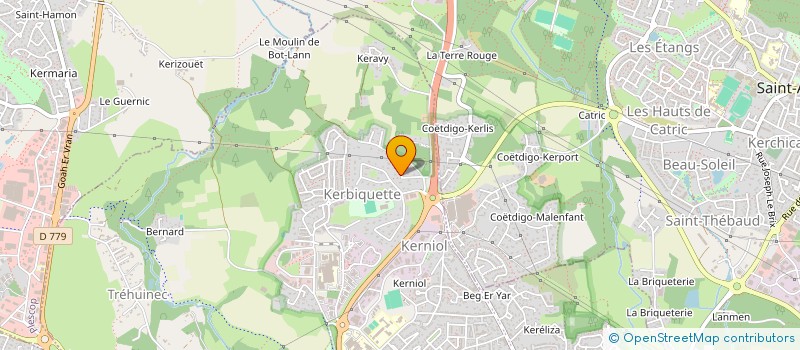 localisation de l'entreprise SCI CHALU à VANNES