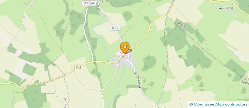 localisation de l'entreprise SCI CHALVIGNAC-GREGOIRE  DRAIZE