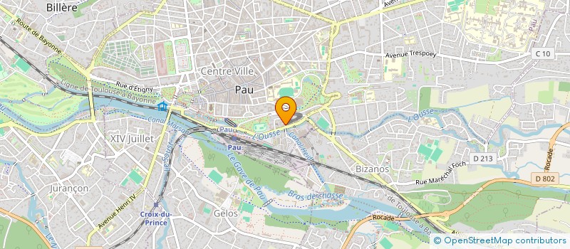 localisation de l'entreprise SCI CHAM à PAU