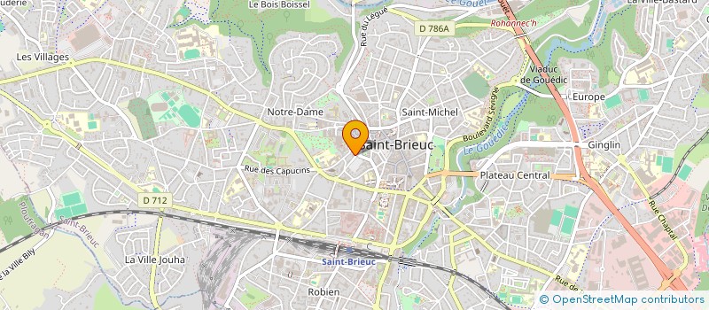 localisation de l'entreprise SCI CHAM à SAINT-BRIEUC