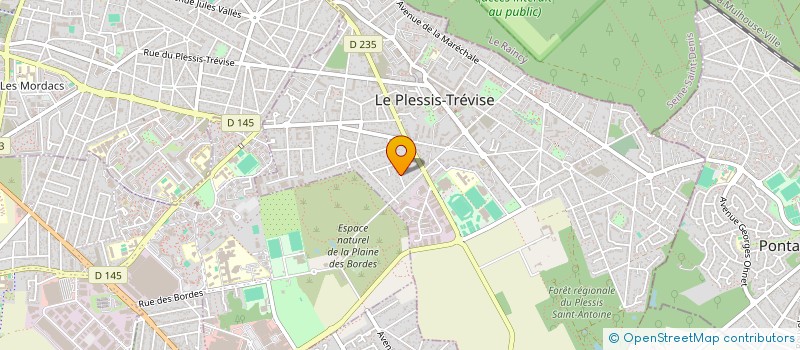 localisation de l'entreprise SCI CHAM  LE PLESSIS-TREVISE