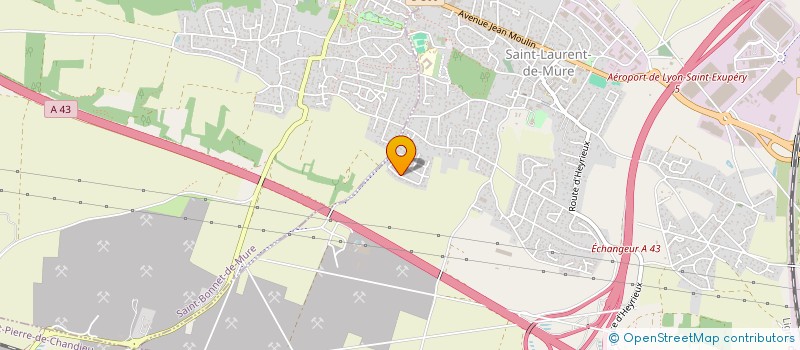 localisation de l'entreprise SCI CHAM  SAINT-LAURENT-DE-MURE