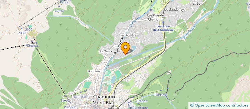 localisation de l'entreprise SCI CHAM LEM  CHAMONIX-MONT-BLANC