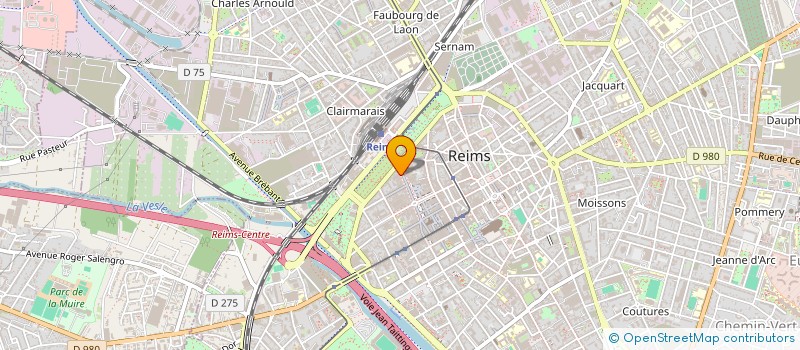 localisation de l'entreprise SCI CHAMA  REIMS