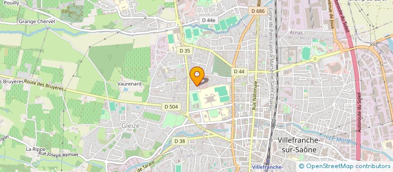 localisation de l'entreprise SCI CHAMACO  CHARNAY