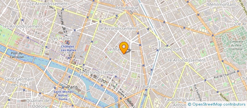 localisation de l'entreprise SCI CHAMAD  PARIS