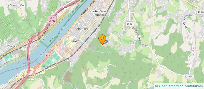 localisation de l'entreprise SCI CHAMADE  VIENNE