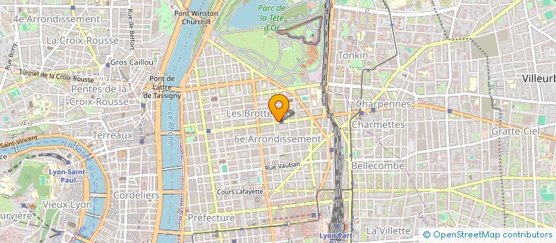 localisation de l'entreprise SCI CHAMADE  LYON