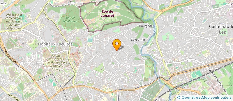 localisation de l'entreprise SCI CHAMADE à MONTPELLIER