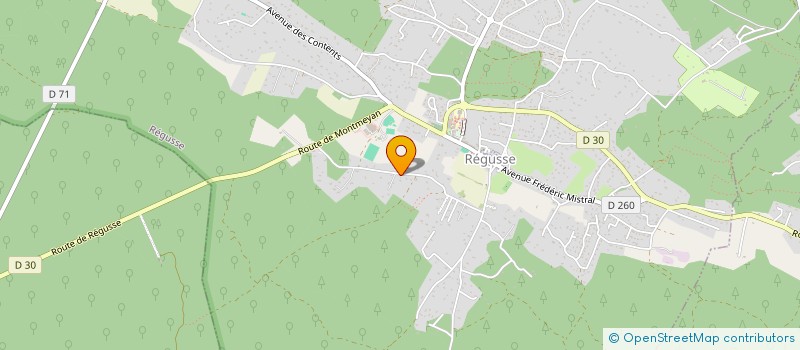localisation de l'entreprise SCI CHAMADO à REGUSSE