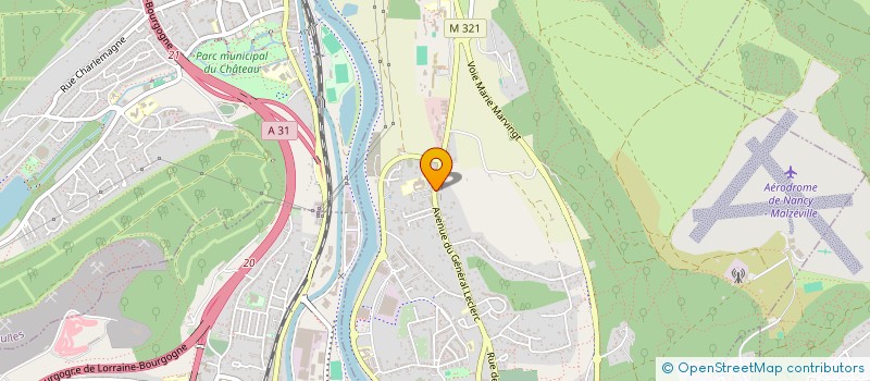 localisation de l'entreprise SCI CHAMAGNE  MALZEVILLE