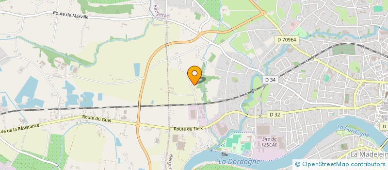 localisation de l'entreprise SCI CHAMAJULOFA à BERGERAC