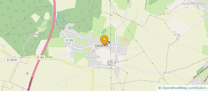 localisation de l'entreprise SCI CHAMALAU  SORRUS