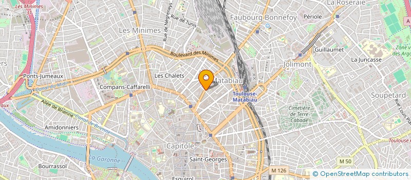 localisation de l'entreprise SCI CHAMALAU à TOULOUSE