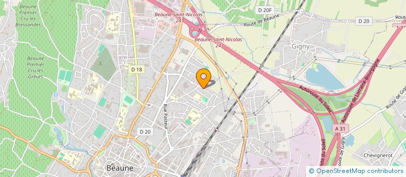 localisation de l'entreprise SCI CHAMALO à BEAUNE